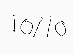 Drawn comment by george(:
"10/10"