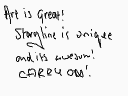 Drawn comment by ••BECKII••