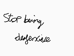 Drawn comment by gabriel