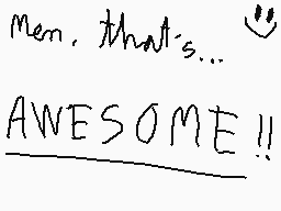 Drawn comment by Carlos
"mem. that's... 😊 AWESOME!!"