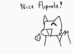 Drawn comment by toxic nova
"Nice fliprote!"
