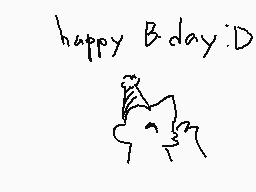 Drawn comment by toxic nova
"happy B day!"