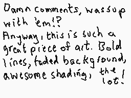 Drawn comment by Dee