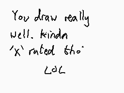Drawn comment by Dee