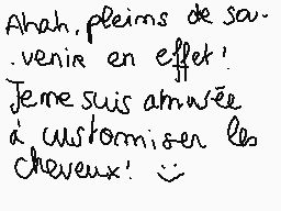 Drawn comment by Nina～♪