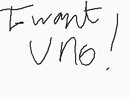 Drawn comment by Spiderpap
"I want you no!"