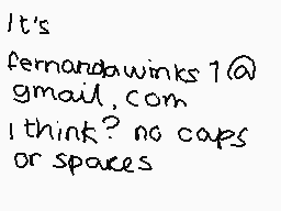 Drawn comment by Nanda