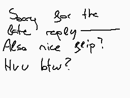 Drawn comment by ◎nE✕Us◎