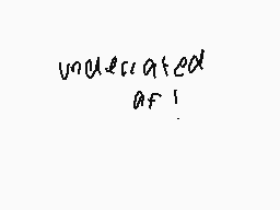 Drawn comment by ETIENNE
"undeciated at"