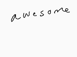 Drawn comment by ETIENNE
"awesome"