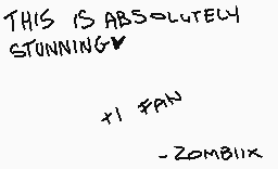 Drawn comment by Zombii