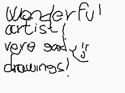 Drawn comment by easter egg