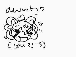 Drawn comment by cl☁udy
"awwty♡ ( you ?! :3 )"