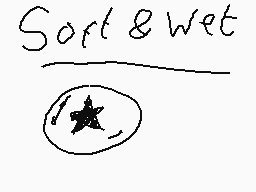 Drawn comment by Alfie ♥
"Sort & Wet"