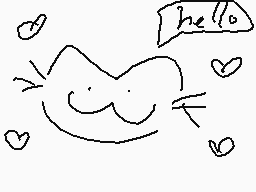 Drawn comment by Alfie ♥
"hello"