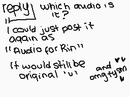 Drawn comment by ♥JadeS± 