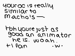 Drawn comment by •QveenJade