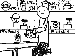 I have a hamburger for breakfast