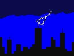 Lightning Strikes Skyscraper