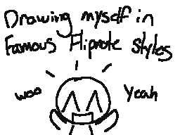 Drawing Myself in Famous Flipnote Styles