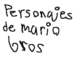 personajes de mario bros     dibujados p