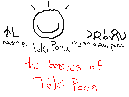the basics of toki pona