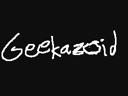 Flipnote stworzony przez Geekazoid
