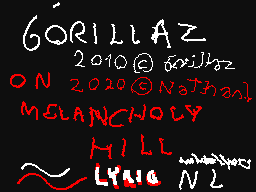 On melancholy hill Gorillaz  Lyrics by m