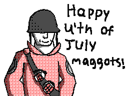 Soldier wishes you a happy 4'Th of July