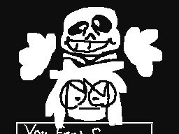 You feel sans crawling on your back