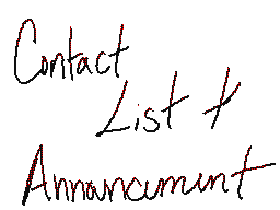 Contact List&Announcement