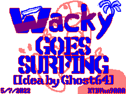 Wacky Goes Surfing!