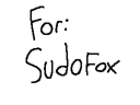 Getekende reactie door Sudofox