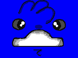 un pato azul