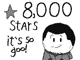 8,000 + stars for thank you