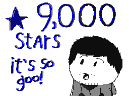 9,000 + stars for thank you