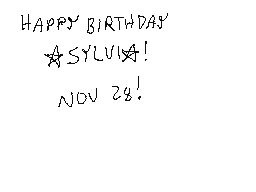 Happy Birthday, Sylvi