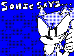 Sonic Says Meme Template