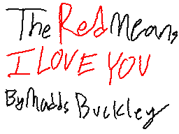 The Red Means I Love You - AUDIO