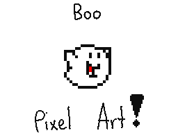 Boo (Super Mario) - Pixel Art