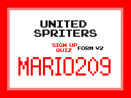 United Spriters Sign Up Quiz [OUTDATED]