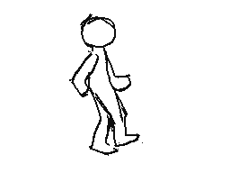 rough walking animation