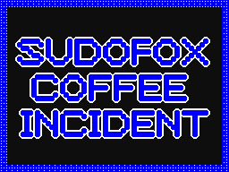 Sudofox Coffee Incident