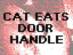Cat Eats Door Handle
