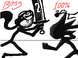 BosS VS. 100% - Illustration