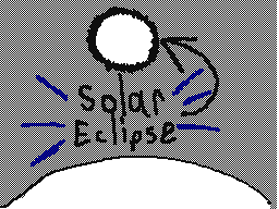 solar eclipse moment.