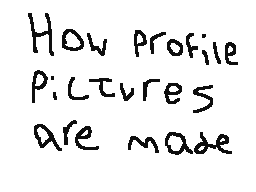 How flipnote profile pictures are made