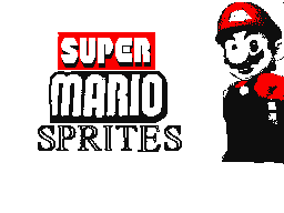 Super Mario sprites (NOT MY WORK!)