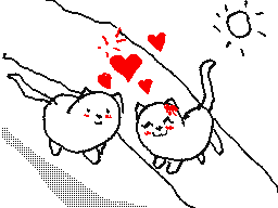 kitties in love :3
