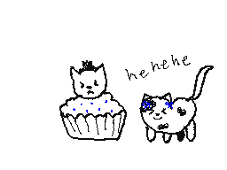 mr. kitty stuck in a muffin